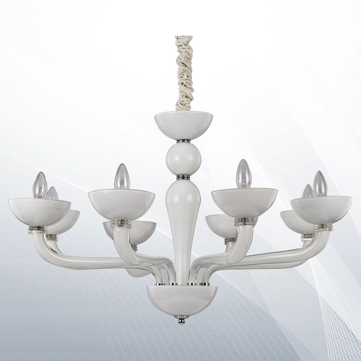 Люстра CASANOVA SP8 BIANCO (094045), IDEAL LUX - Зображення