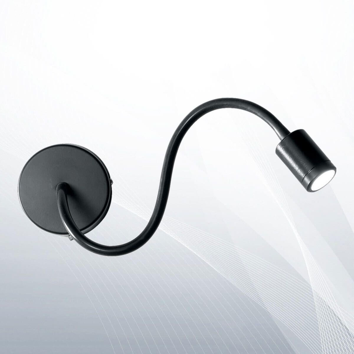 Бра FOCUS-1 AP NERO (097190), IDEAL LUX - Зображення