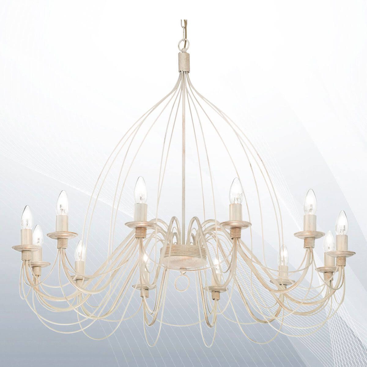 Люстра CORTE SP12 BIANCO ANTICO (097664), IDEAL LUX - Зображення