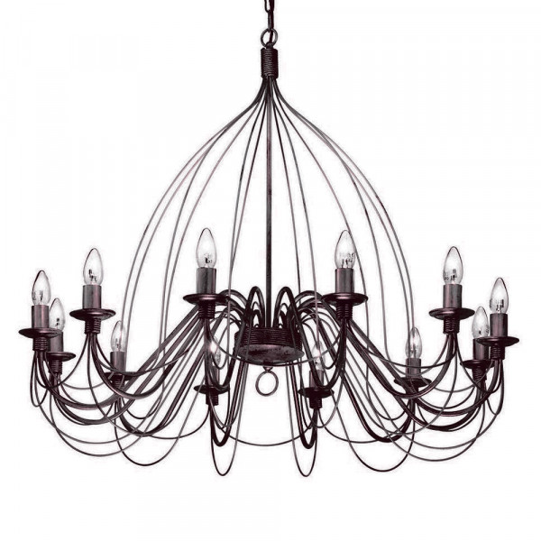 Люстра CORTE SP12 RUGGINE (097671), IDEAL LUX - Зображення