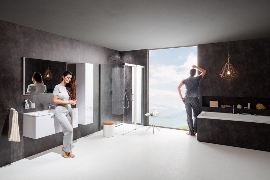 Душова кабіна прямокутна MSDPS-100-80 R Transparent, (0WPA4100Z1) RAVAK - Зображення 0WPAA100Z1-1.jpg