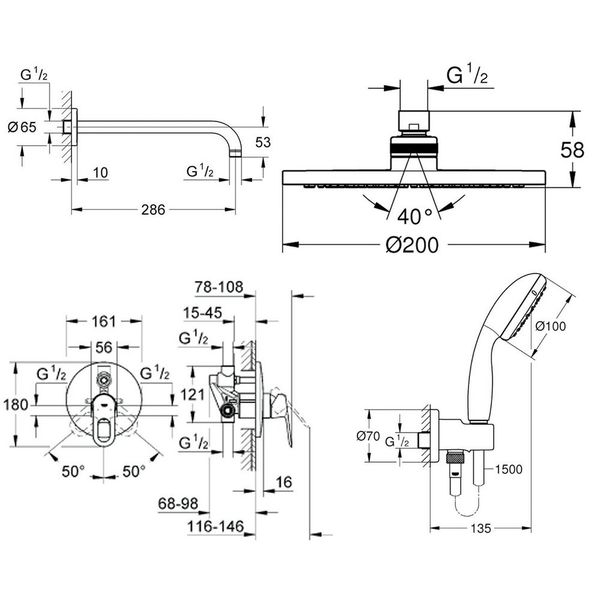 Душова система BauLoop (2908100L) Grohe - Зображення 0c4c4-grohe-bau-loop-2908100l-2.800x600.jpg