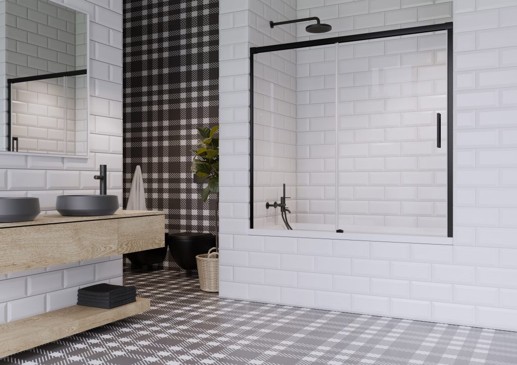 Двері для ванни Idea Black PN DWJ 140 L RADAWAY - Зображення 10003140-54-01L-1.jpg