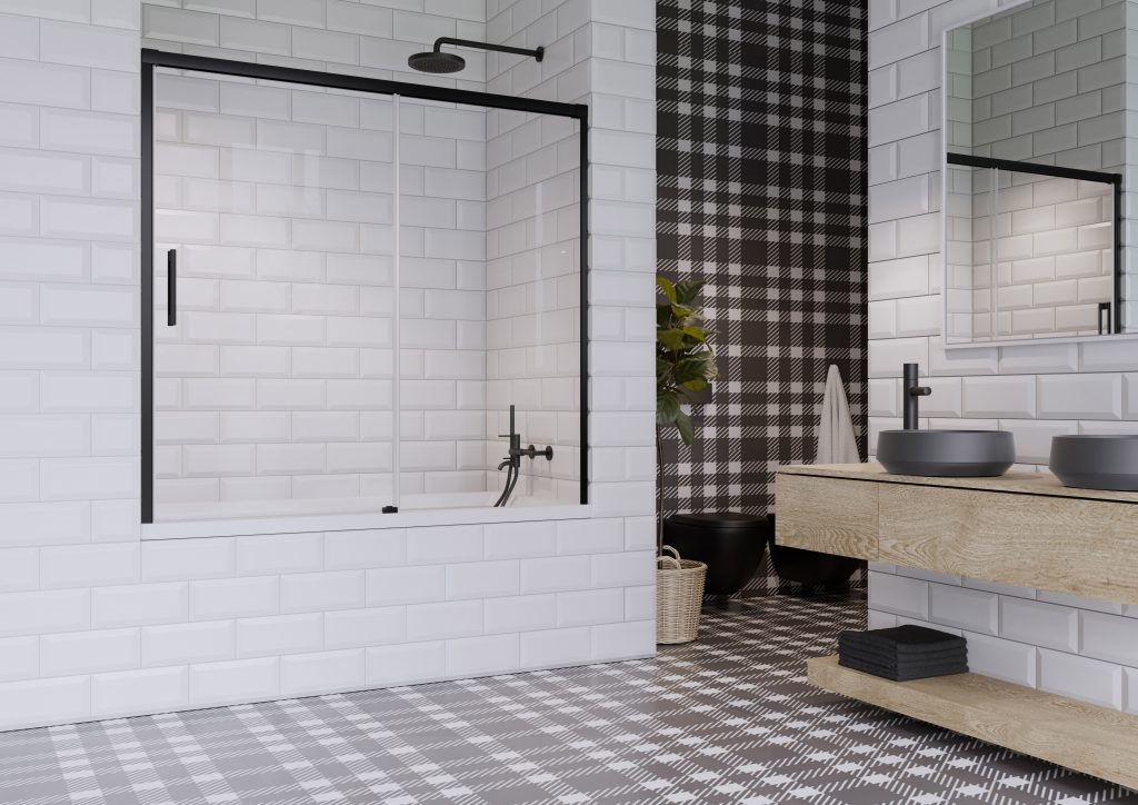 Двері для ванни Idea Black PN DWJ 170 R RADAWAY - Зображення 10003140-54-01R-1.jpg