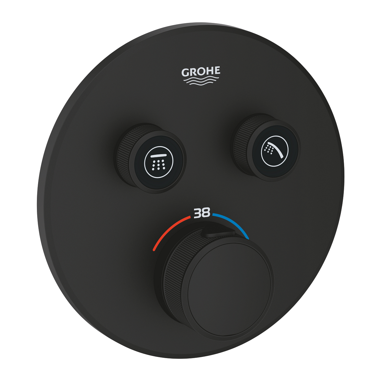 Змішувач для душу Grohtherm SmartControl 29507KF0 Black matt Grohe - Зображення 100136413-a08fb.jpg