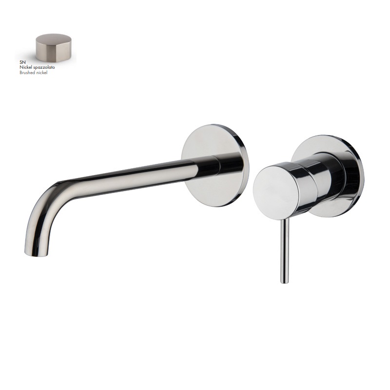 Змішувач для умивальника Spillo Up Brushed nickel F3051WLX9SN Fima - Зображення