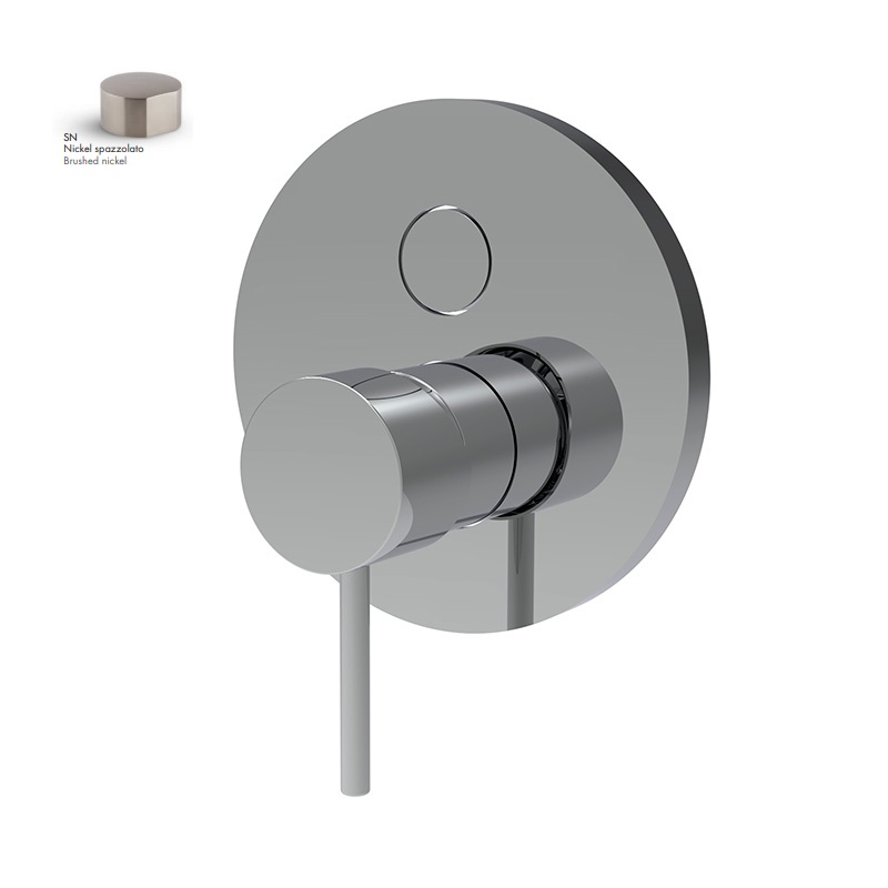 Змішувач для душу Spillo Up Brushed nickel F3039E2SN Fima - Зображення