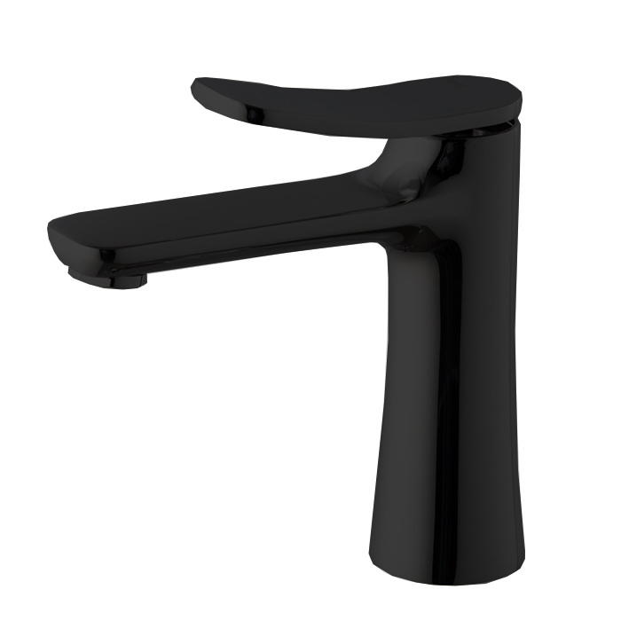 Змішувач для умивальника Flo Black matt F3801NS Fima - Зображення