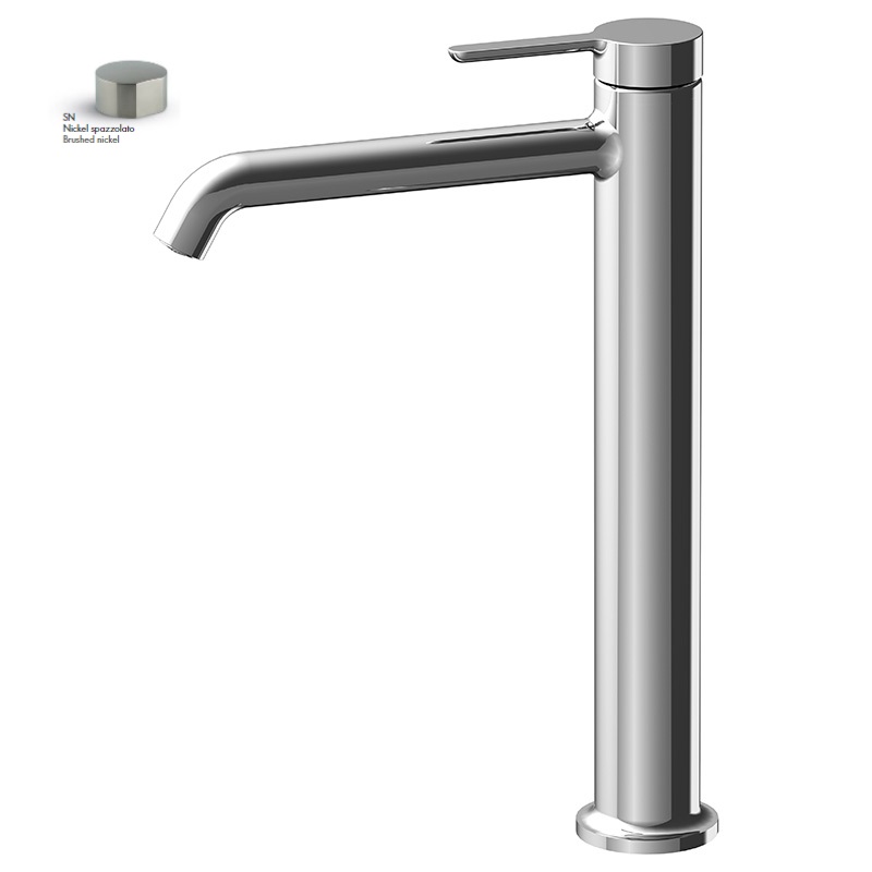 Змішувач для умивальника Snap Brushed nickel F3111-HSN Fima - Зображення