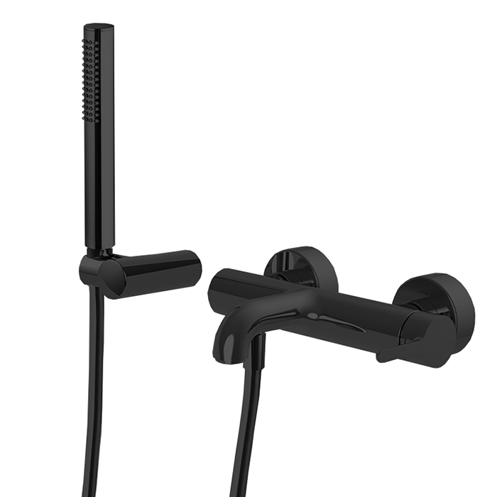 Змішувач для ванни Snap Black matt F3114NS Fima - Зображення