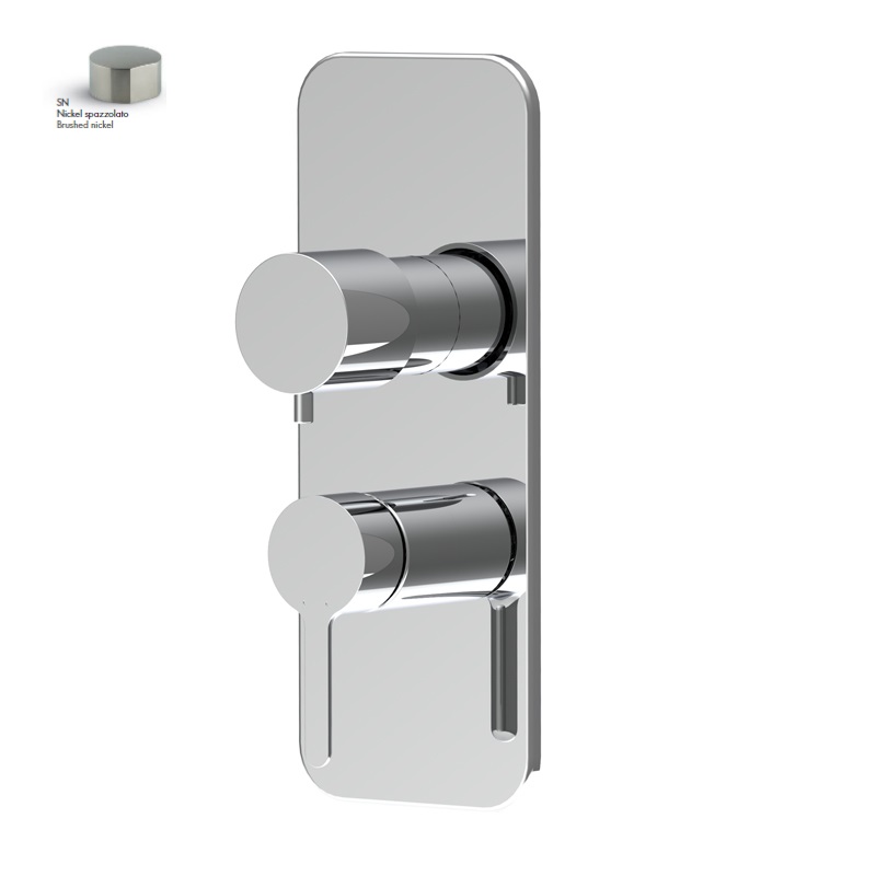 Змішувач для душу Snap Brushed nickel F3119X6SN Fima - Зображення