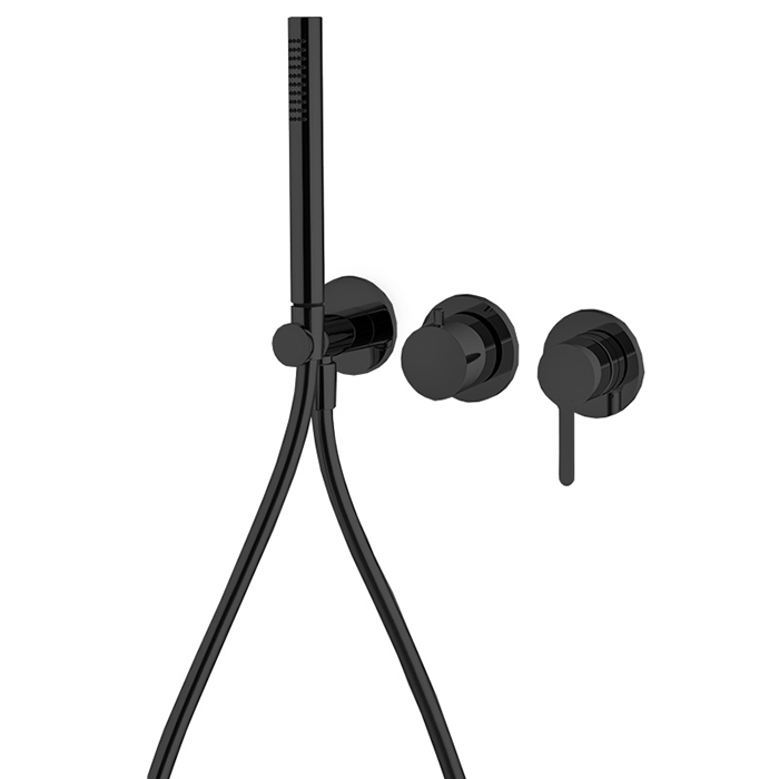 Змішувач для душу Snap Black matt F3129WX8NS Fima - Зображення