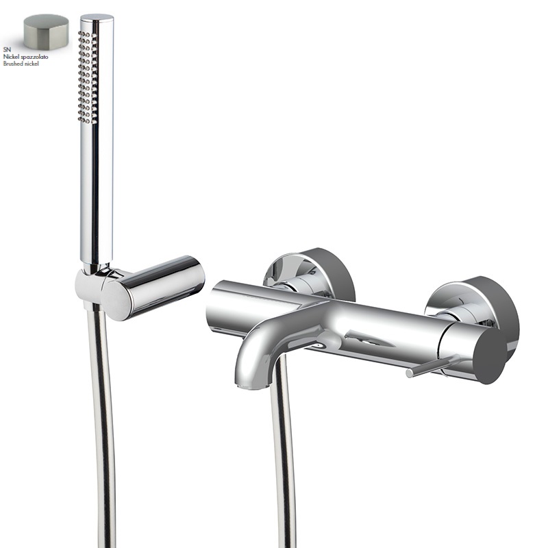 Змішувач для ванни Spillo Up Brushed nickel F3034NSN Fima - Зображення
