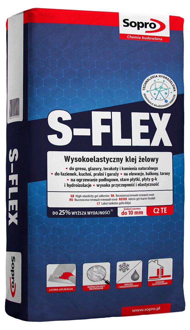 Клей для плитки Sopro S-Flex 201 (22,5 кг) - Зображення 100222960-64dba.jpg