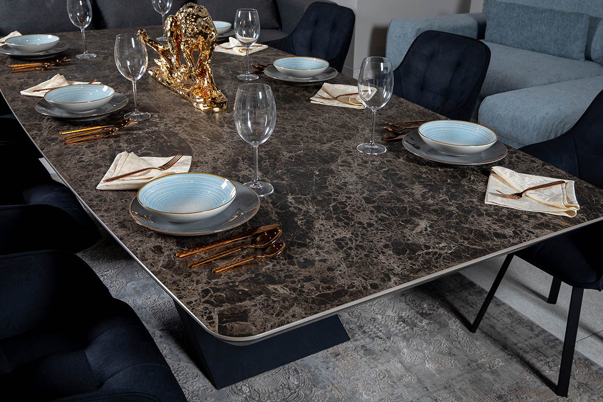 Стіл обідній Belfort Laminam Emperador Extra 100х240х76 Аква Родос - Зображення 100225237-ce2bd.jpg