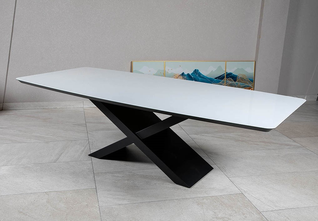 Стол обеденный Belfort Glass White 120х260х76 Аква Родос - Зображення 100231050-ec125.jpg