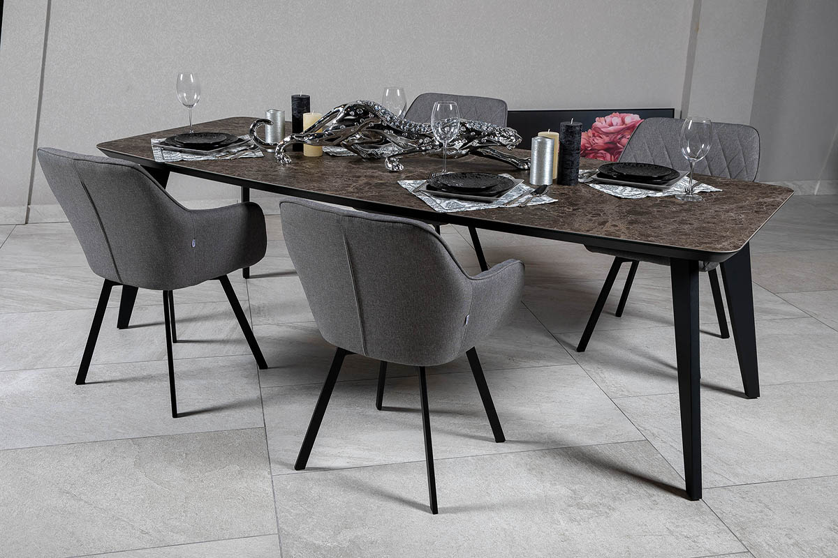 Стіл обідній Detroit Laminam Emperador Extra 100х240х76 Аква Родос - Зображення 100233525-36517.jpg