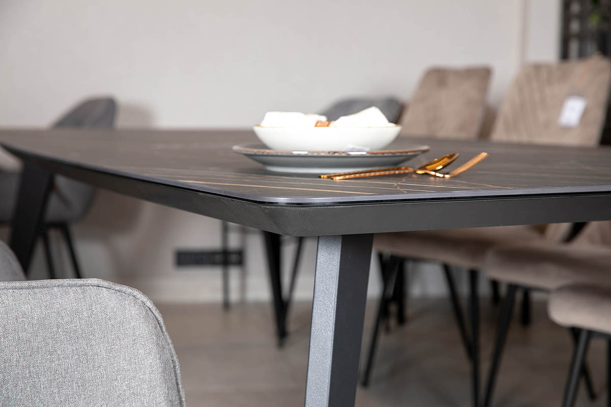 Стіл обідній Detroit Laminam Naturali Noir Desir 100х240х76 Аква Родос - Зображення 100237106-4c31b.jpg