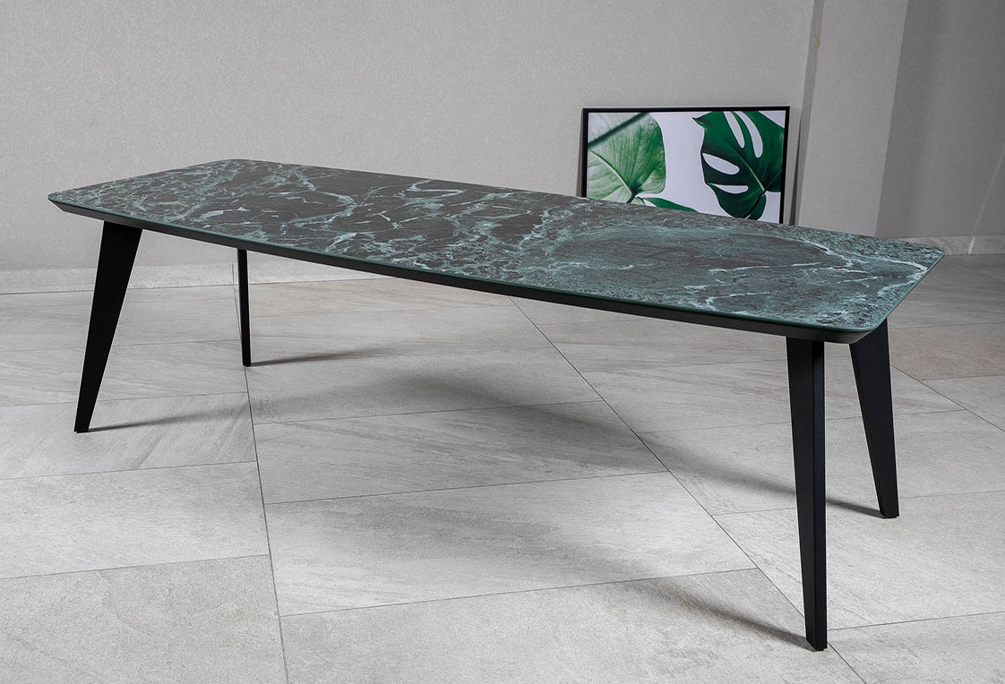 Стол обеденный Detroit Laminam Verde Alpi Lucidato 100х240х76 Аква Родос - Зображення 100237107-5d552.jpg