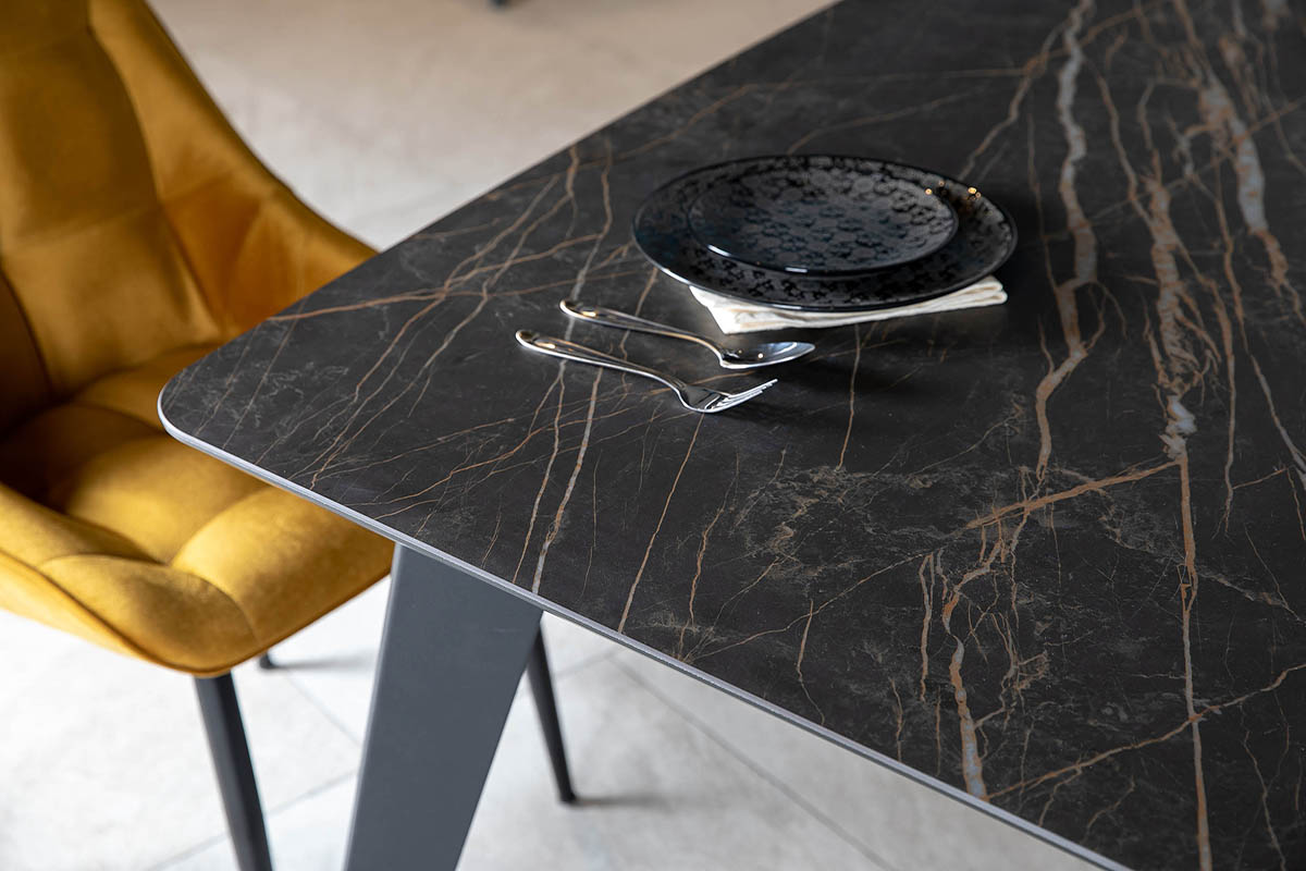 Стіл обідній Detroit Laminam Naturali Noir Desir 120х260х76 Аква Родос - Зображення 100239566-ae5bc.jpg