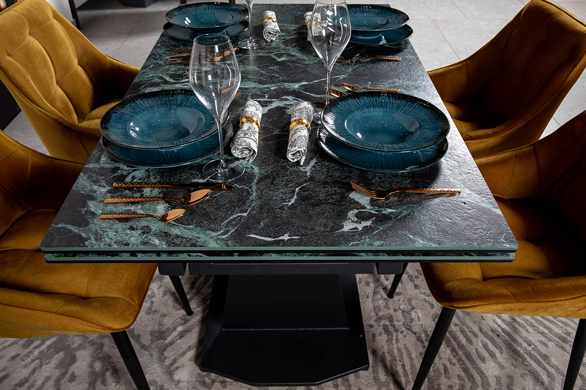 Стол обеденный Луара Laminam Verde Alpi Lucidato 80х140(200)х76 Аква Родос - Зображення 100253255-62a68.jpg