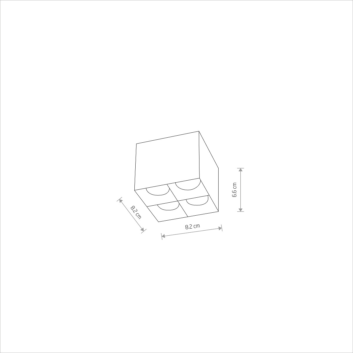 Точковий світильник MIDI LED BLACK 16W 4000K (10057), Nowodvorski - Зображення 10057-.jpg