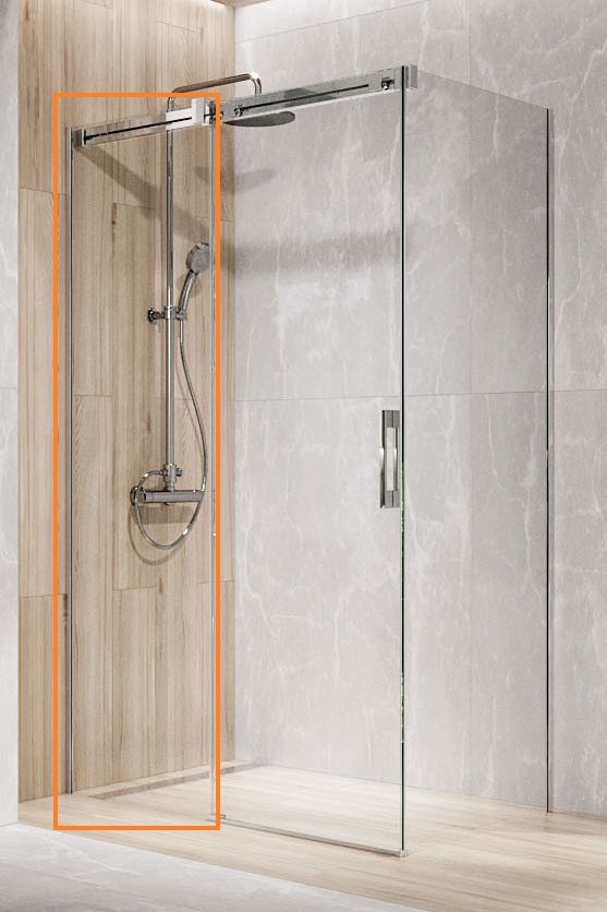 Душова стінка Espera Pro KDJ 540 ліва, RADAWAY - Зображення