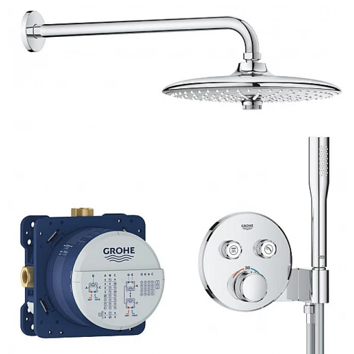 Душевая система Grohtherm SmartControl 34867000 Grohe - Зображення 101183820-8c113.png