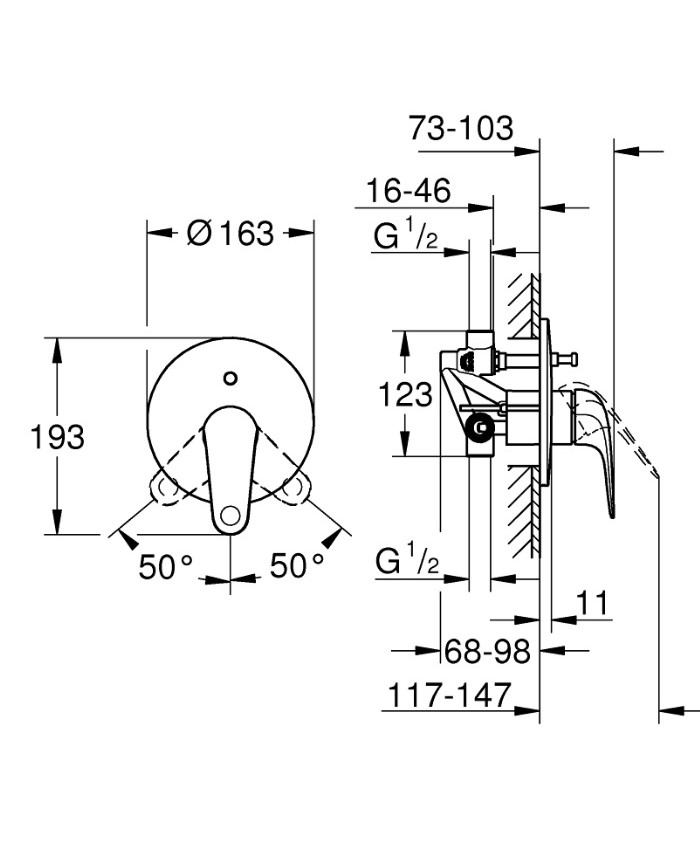 Смеситель Euroeco 32747001 Grohe - Зображення 101184200-0acb3.jpg