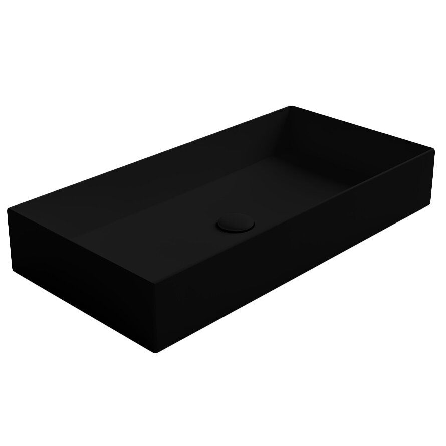 Умивальник AG 80 Agile AG80NM Black matt SIMAS - Зображення