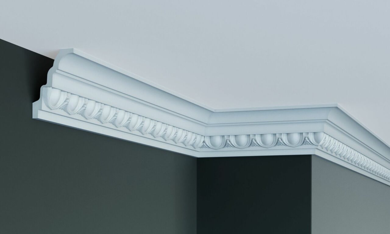 Карниз полиуретановый Gaudi Decor (С 1001 Flexi), ELITE DECOR - Зображення
