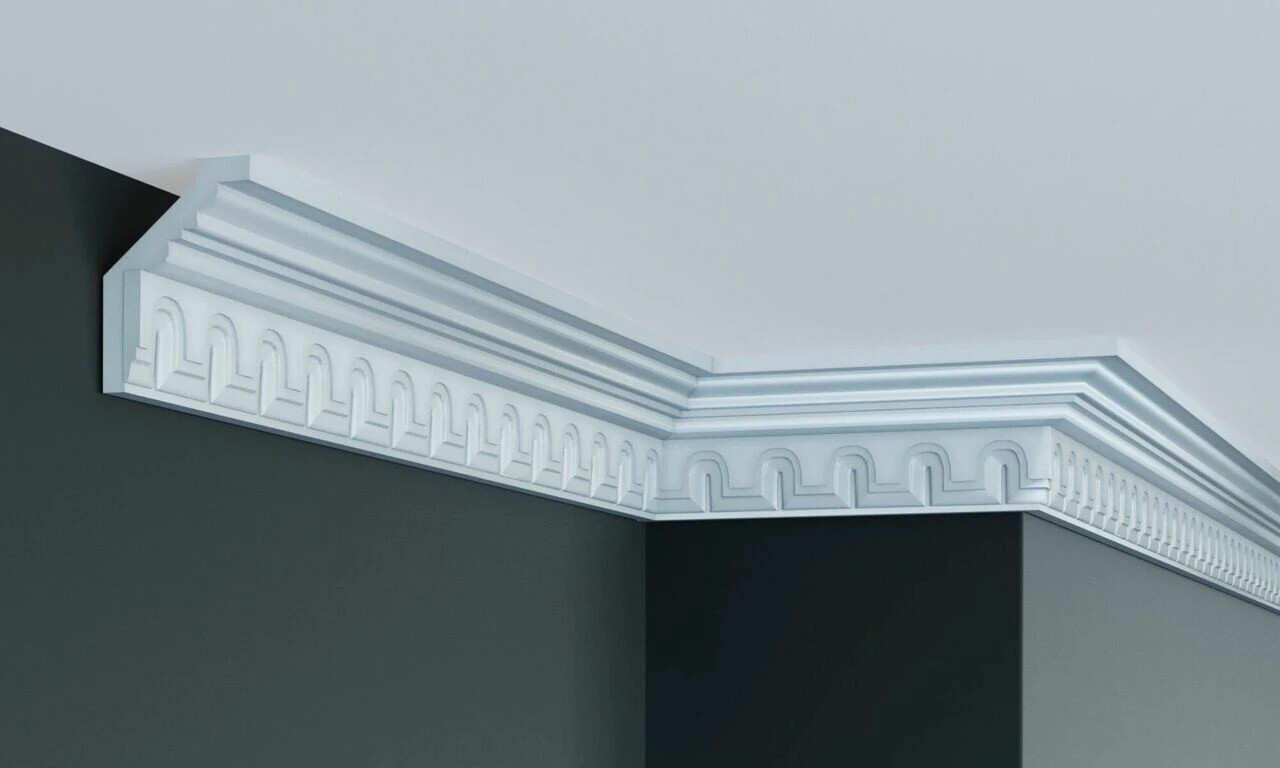 Карниз поліуретановий Gaudi Decor (С 1007 Flexi), ELITE DECOR - Зображення