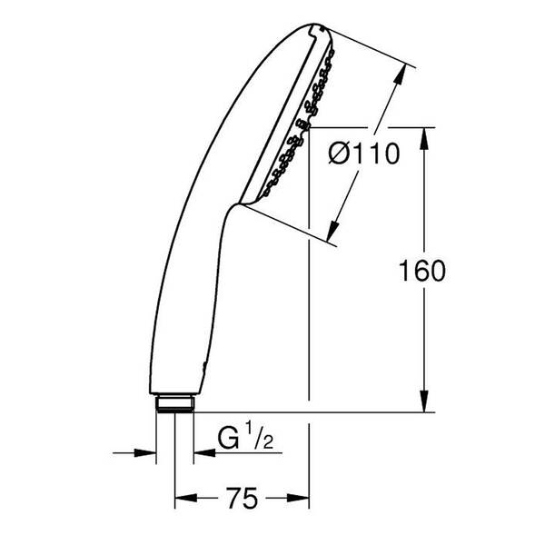 Лійка для ручного душу Tempesta 110 27852003 Grohe - Зображення 102833043-143f8.jpg