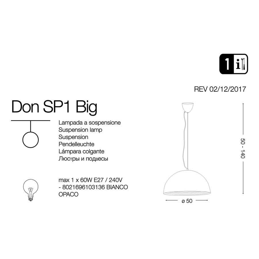 Люстра DON SP1 BIG (103136), IDEAL LUX - Зображення 103136-1_.jpg