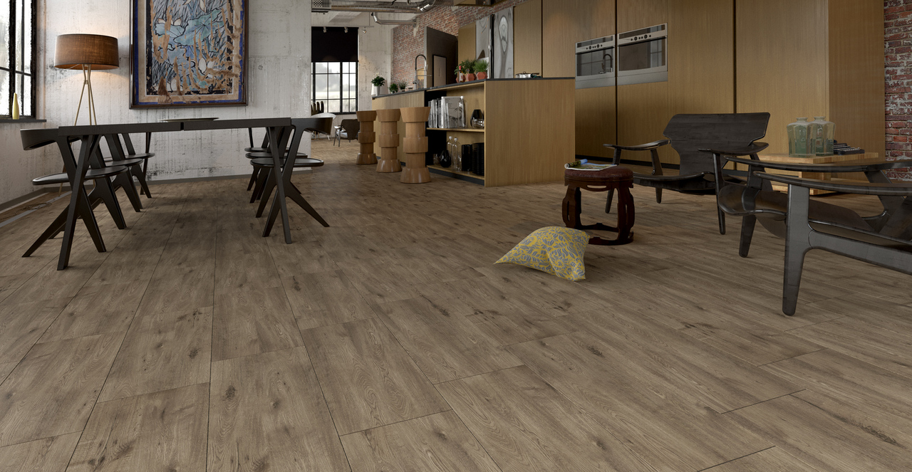 Плитка керамогранітна Alpina Wood коричневий 198x1198x10 Golden Tile - Зображення 103932889-6bc52.jpg