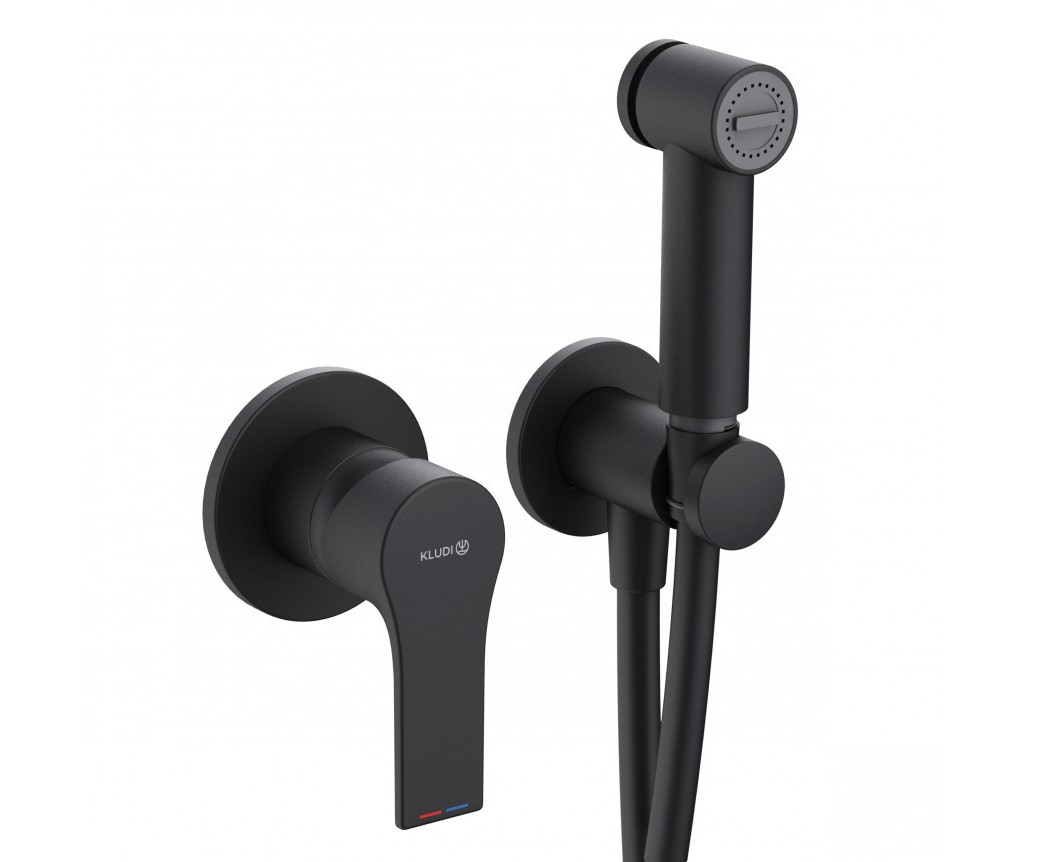 Гігієнічний душ Zenta SL 489983965 чорний Kludi - Зображення