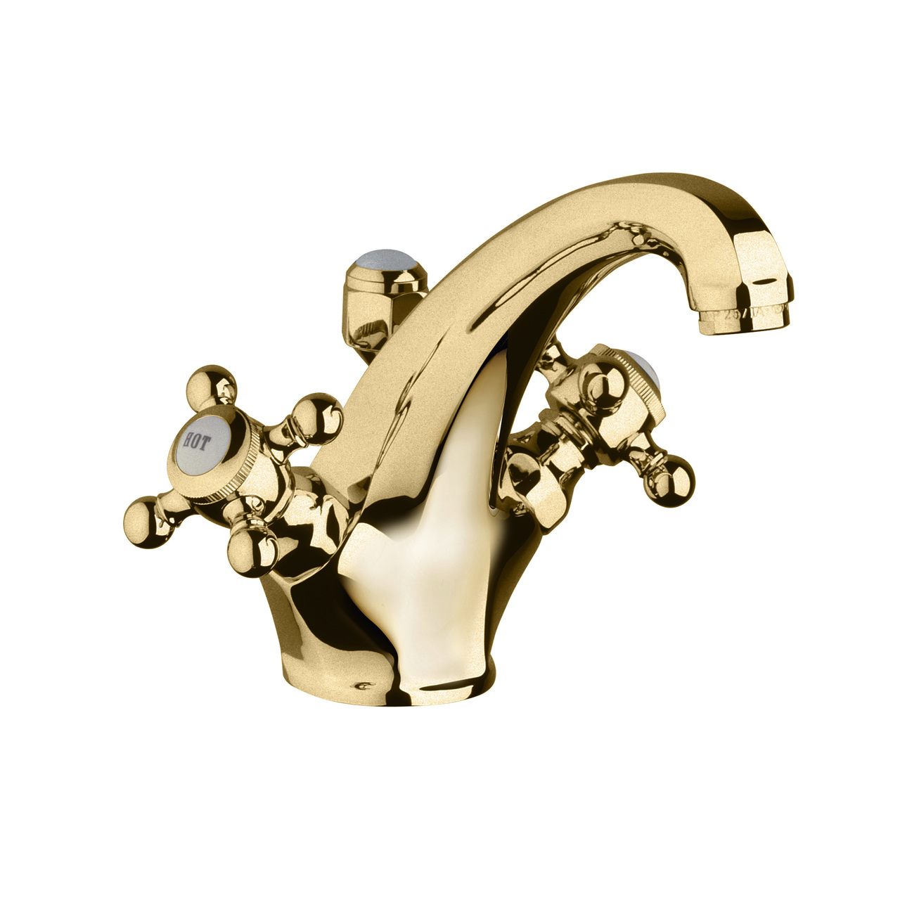 Змішувач для умивальника DN 15 Adlon (510104520) золотий, Kludi - Зображення