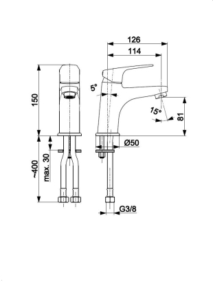 Змішувач для умивальника OTAVA BLACK 5552-815-81 KFA ARMATURA - Зображення 110019482-fb126.jpg