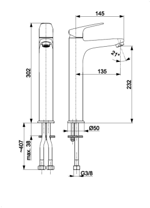Змішувач для умивальника OTAVA BLACK 5552-712-81 KFA ARMATURA - Зображення 110022355-1696b.jpg
