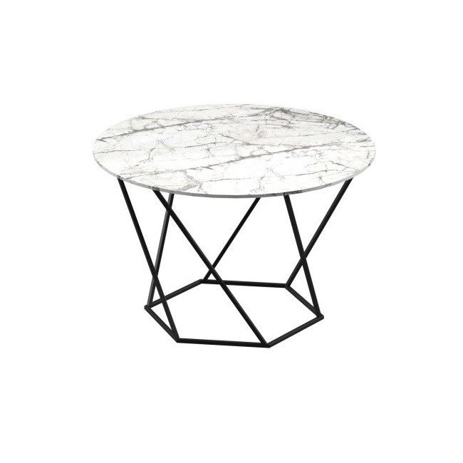 Стол журнальный Линт Loreal Blue d60x45 Аква Родос - Зображення