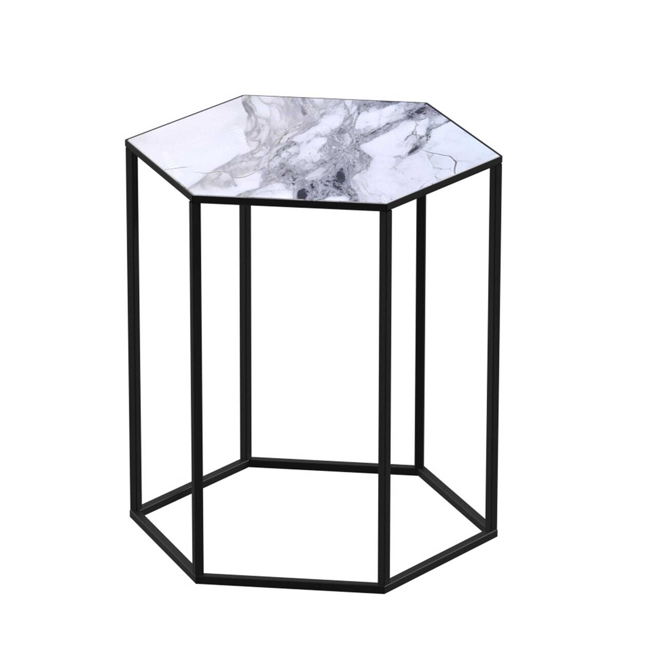 Стіл журнальний Тур Loreal Blue 35х40х45 Аква Родос - Зображення