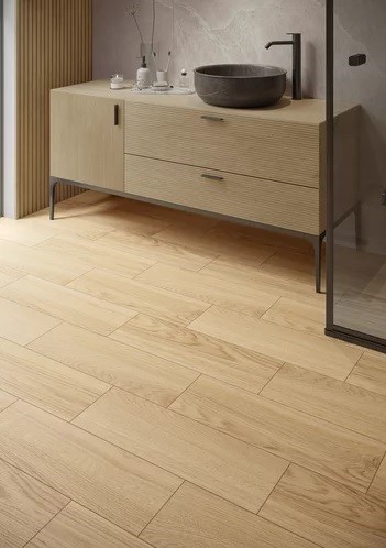 Плитка керамогранітна Oldwood Crema STR 200x600x8 Paradyz - Зображення 111102341-a7e6a.jpg