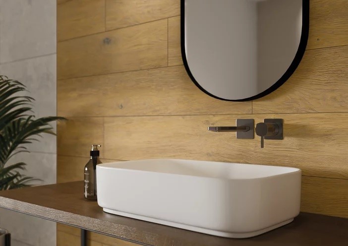 Плитка керамогранітна Spacewood Gold RECT STR 198x1198x8 Paradyz - Зображення 111106709-127e9.jpg