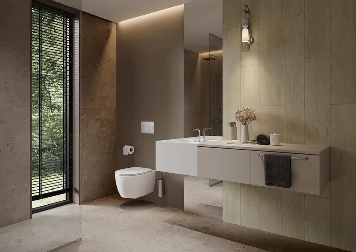 Плитка керамогранітна Warmwood Crema RECT STR 198x1198x8 Paradyz - Зображення 111107735-a7e6a.jpg