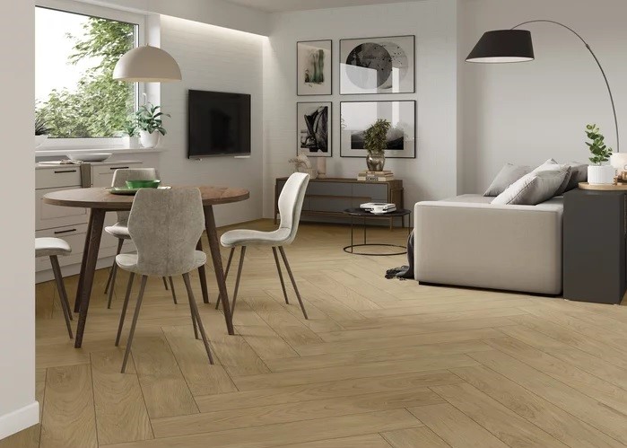 Плитка керамогранітна Warmwood Gold RECT STR 198x1198x8 Paradyz - Зображення 111108635-93731.jpg