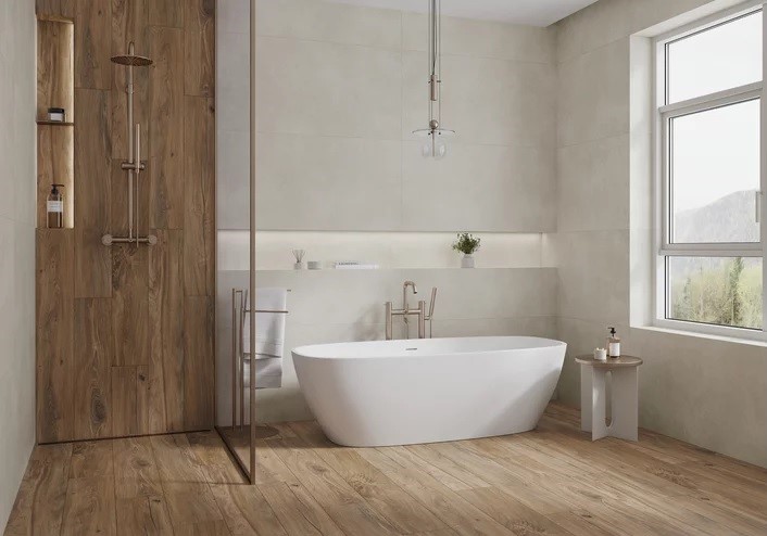 Плитка керамогранітна Specialwood Chocolate RECT STR 198x1198x8 Paradyz - Зображення 111197366-e2f9d.jpg