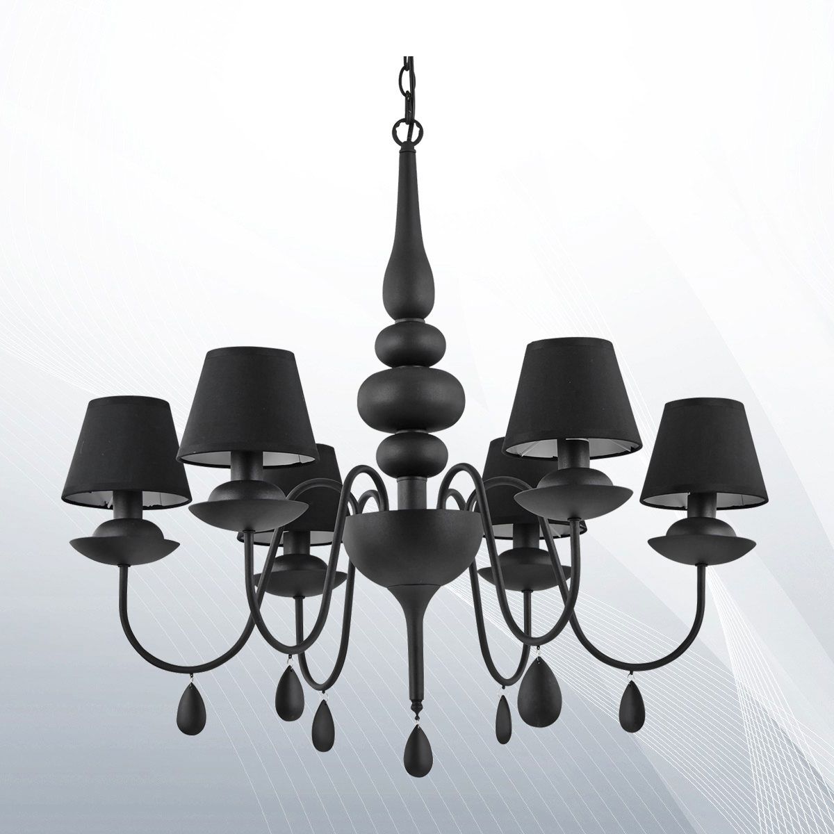 Люстра BLANCHE SP6 NERO (111872), IDEAL LUX - Зображення 111872.jpg