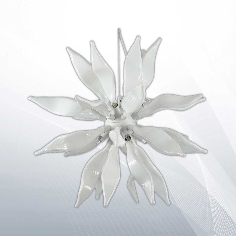 Люстра LEAVES SP8 BIANCO (111957), IDEAL LUX - Зображення