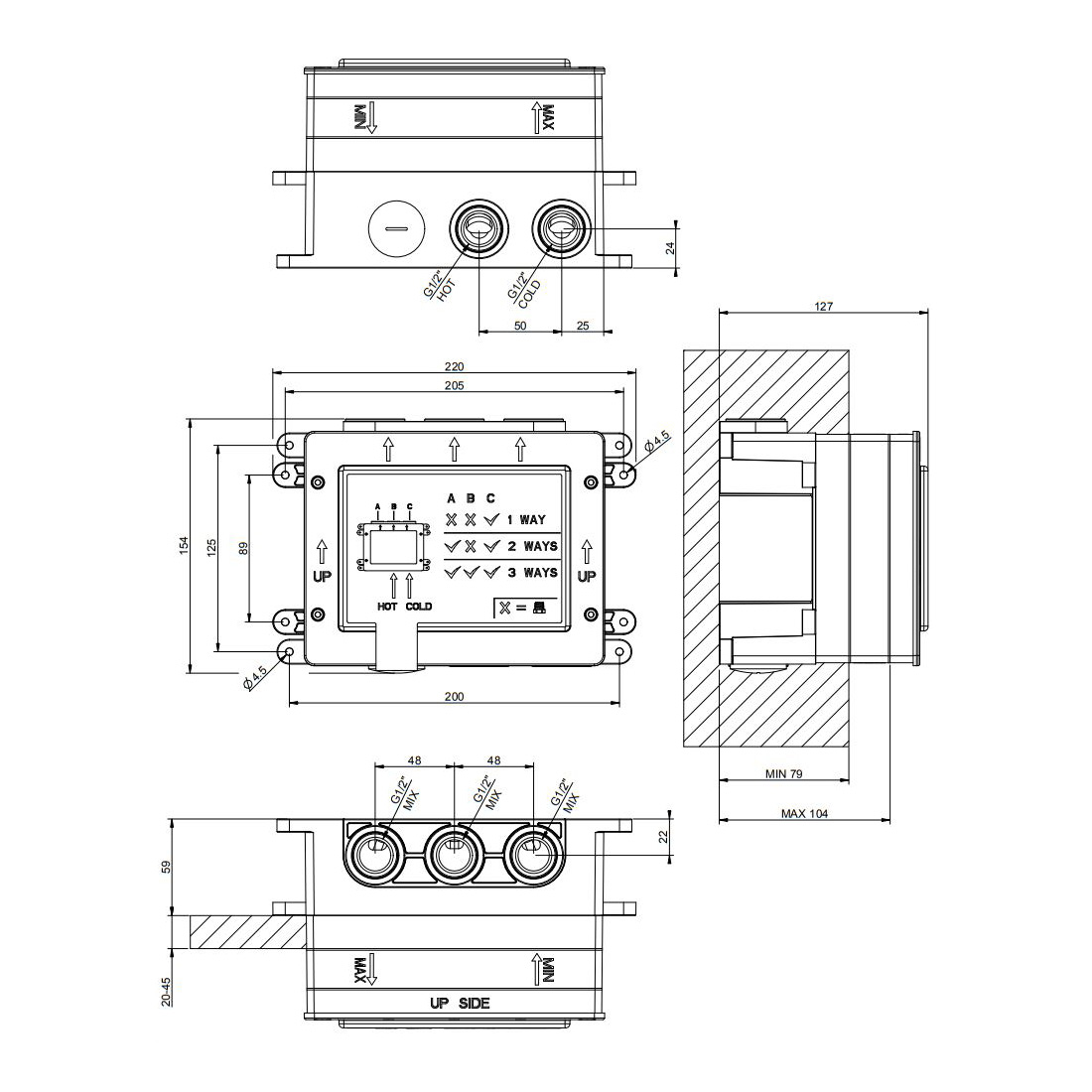 Вбудована частина змішувача 63001031 Gessi - Зображення 112000516-a84a7.jpg