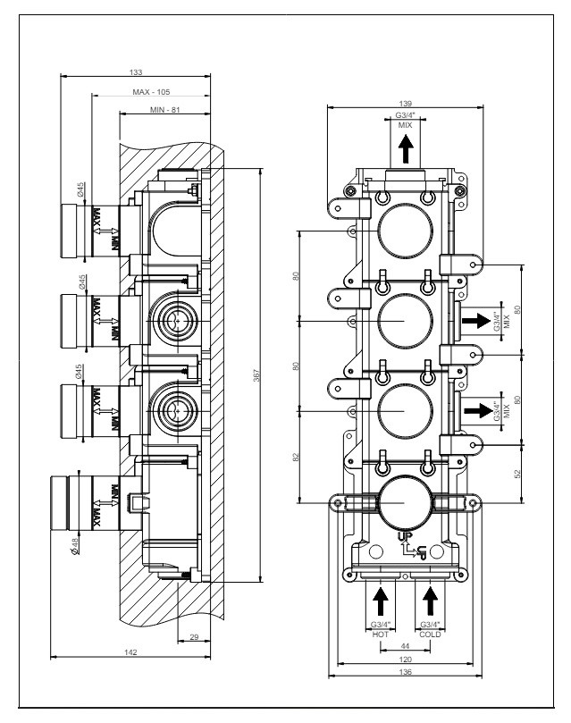 Вбудована частина змішувача 09266031 Gessi - Зображення 112000518-1a74a.jpg